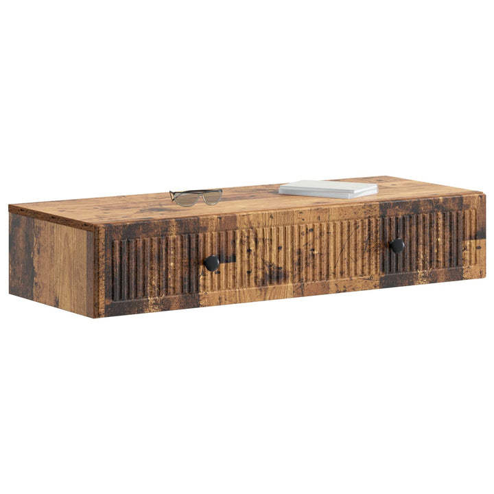 Væghængt Sideskab Gammelt træ 87,5 x 34,5 x 17 cm