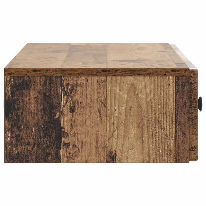 Væghængt Sideskab Gammelt træ 87,5 x 34,5 x 17 cm