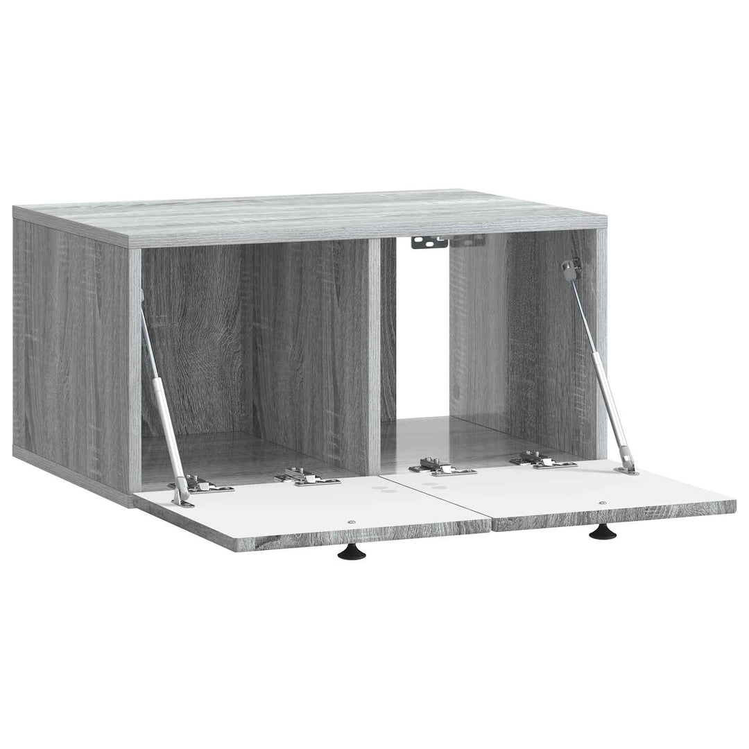 Væghængt TV-skab Vægmonteret Grå sonoma-eg 59,5 x 41 x 30 cm