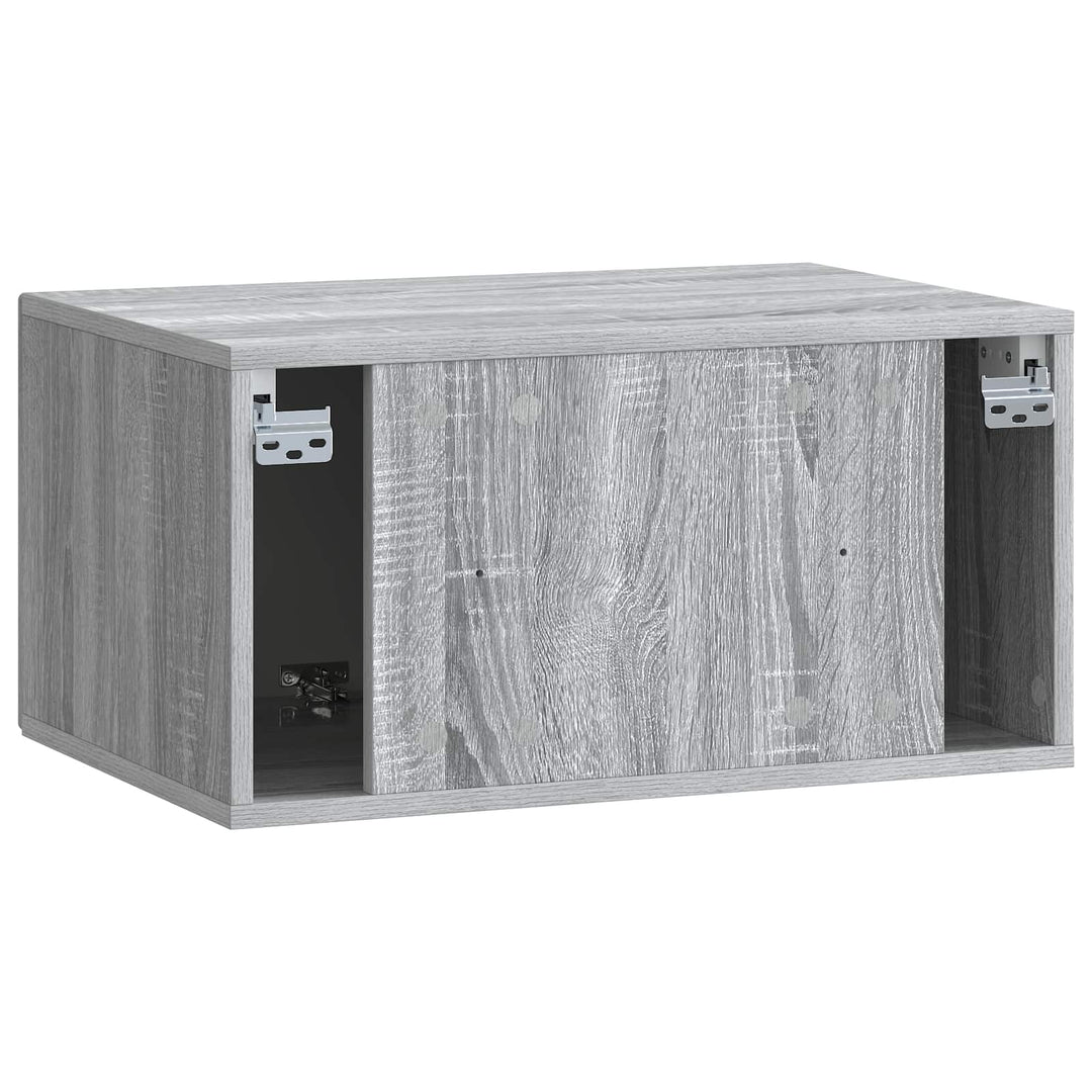 Væghængt TV-skab Vægmonteret Grå sonoma-eg 59,5 x 41 x 30 cm