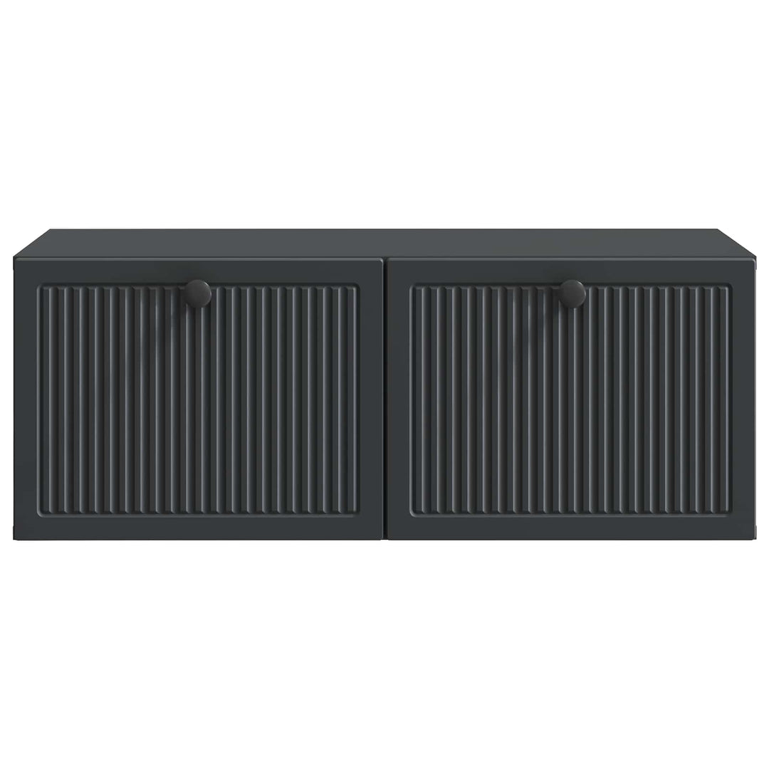 Væghængt TV-skab Sort 78,5 x 41 x 30 cm Konstrueret træ