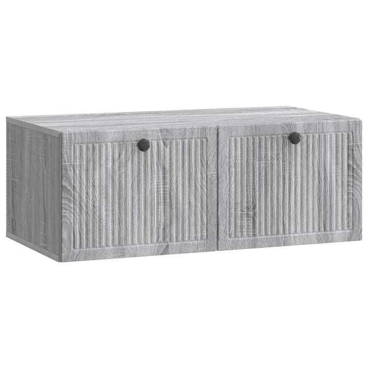 Væghængt TV-skab Vægmonteret Grå sonoma-eg 78,5 x 41 x 30 cm