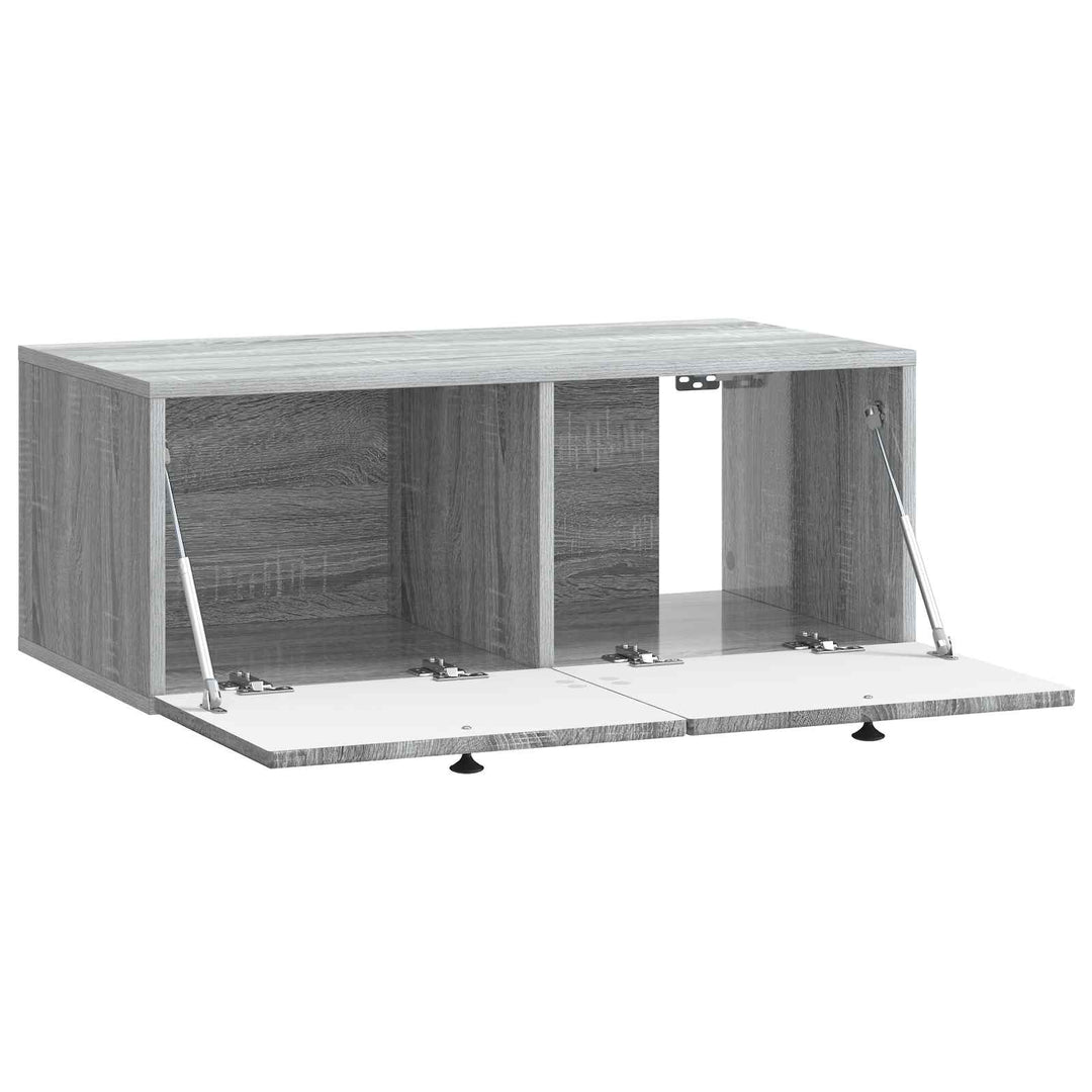 Væghængt TV-skab Vægmonteret Grå sonoma-eg 78,5 x 41 x 30 cm