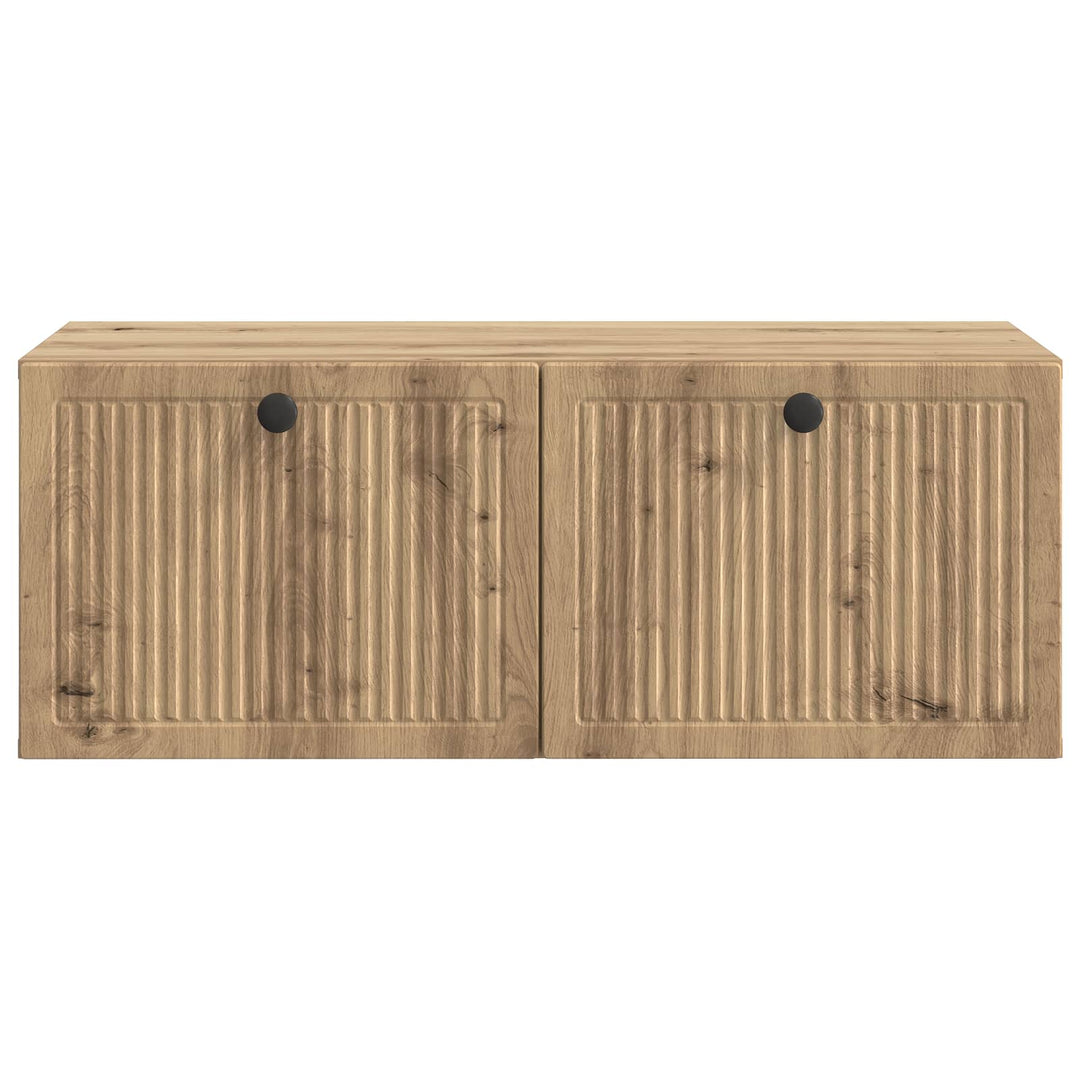 Væghængt TV-skab 78,5 x 41 x 30 cm Artisan-eg Konstrueret træ