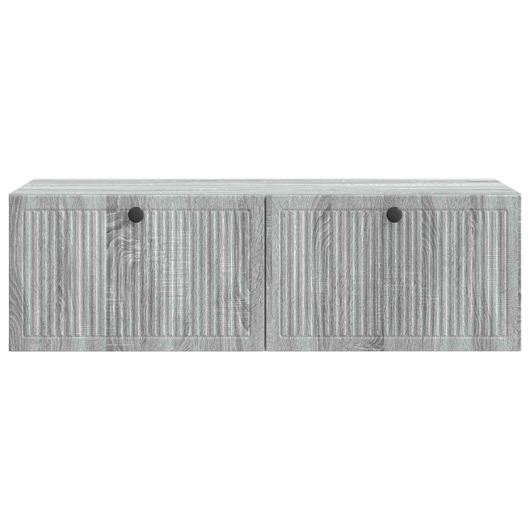 Væghængt TV-skab Grå sonoma-eg 98 x 41 x 30 cm Konstrueret træ