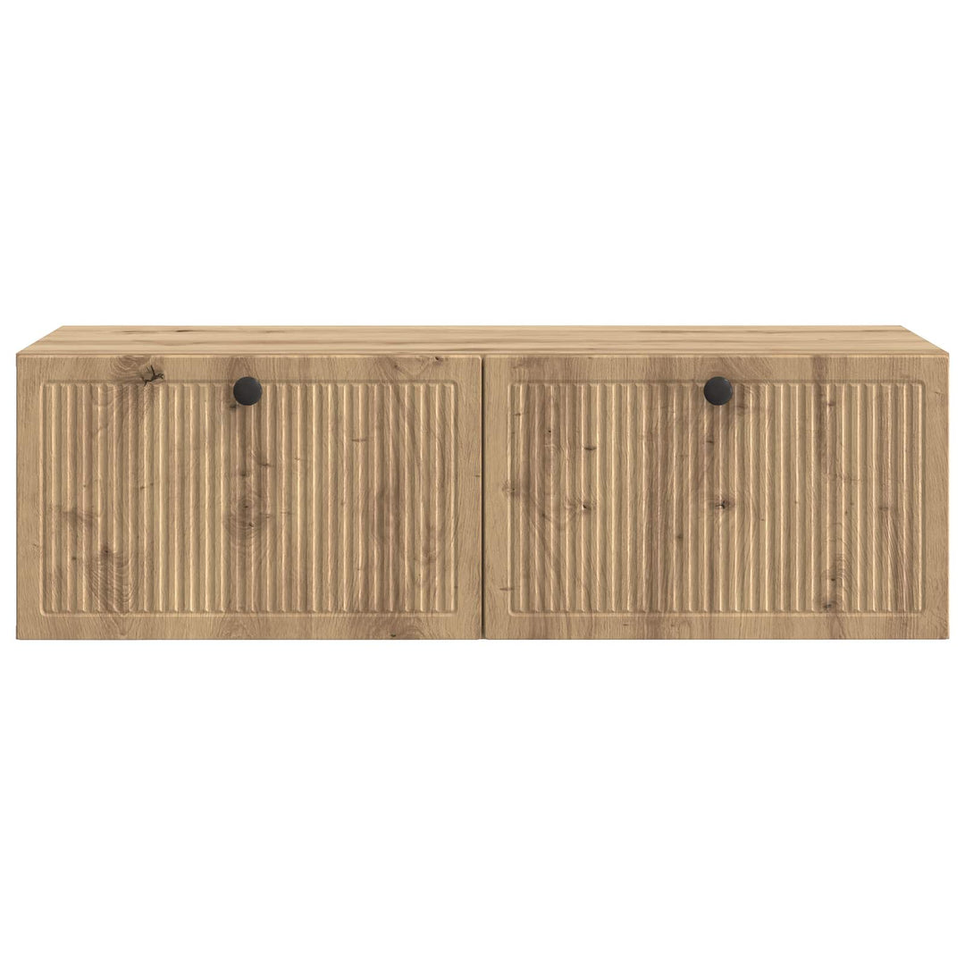 Væghængt TV-skab 98 x 41 x 30 cm Artisan-eg Konstrueret træ