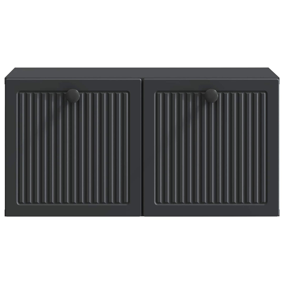 Væghængt TV-skab Sort 59,5 x 31 x 30 cm Konstrueret træ