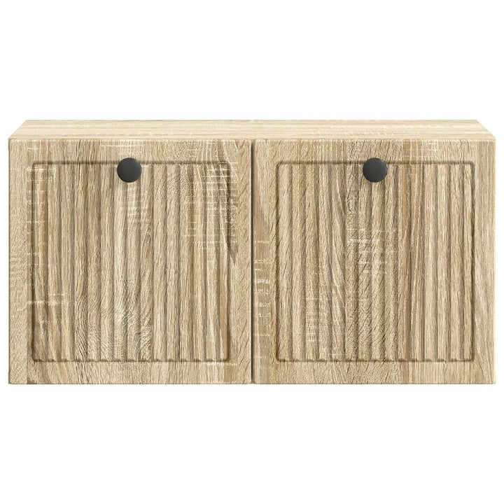 Væghængt TV-skab Sonoma-eg 59,5 x 31 x 30 cm Konstrueret træ