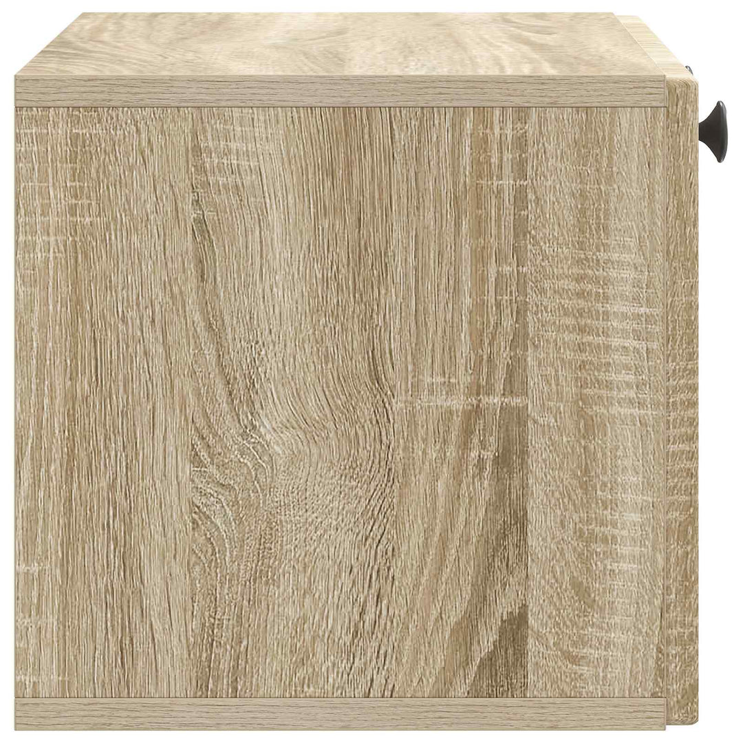 Væghængt TV-skab Sonoma-eg 59,5 x 31 x 30 cm Konstrueret træ