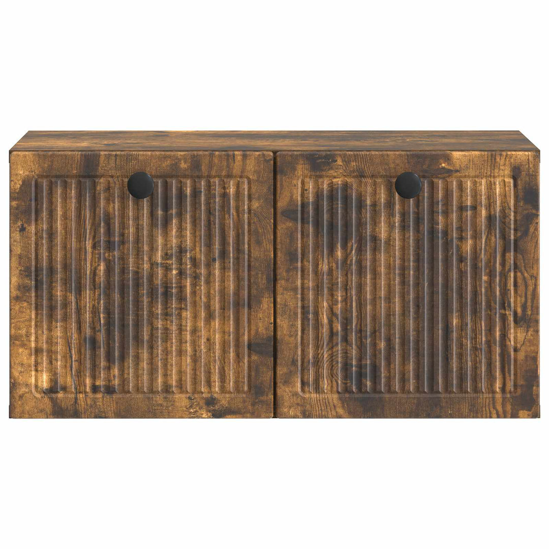 Væghængt TV-skab Røget eg 59,5 x 31 x 30 cm Konstrueret træ