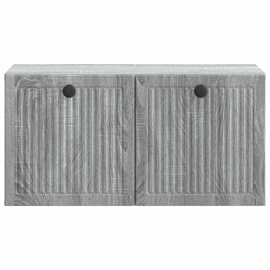 Væghængt TV-skab Vægmonteret Grå sonoma-eg 59,5 x 31 x 30 cm