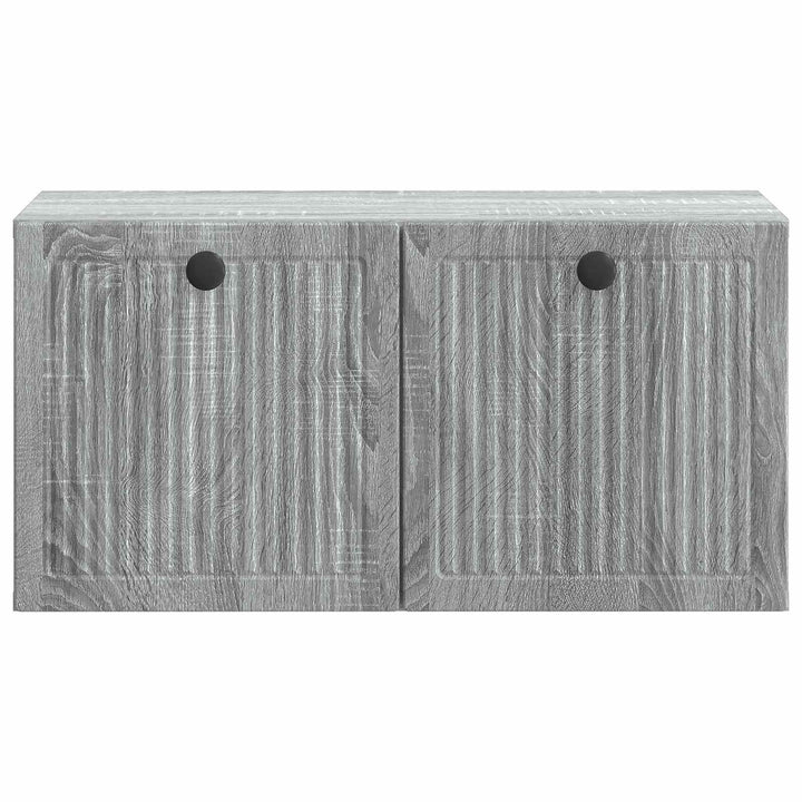Væghængt TV-skab Vægmonteret Grå sonoma-eg 59,5 x 31 x 30 cm