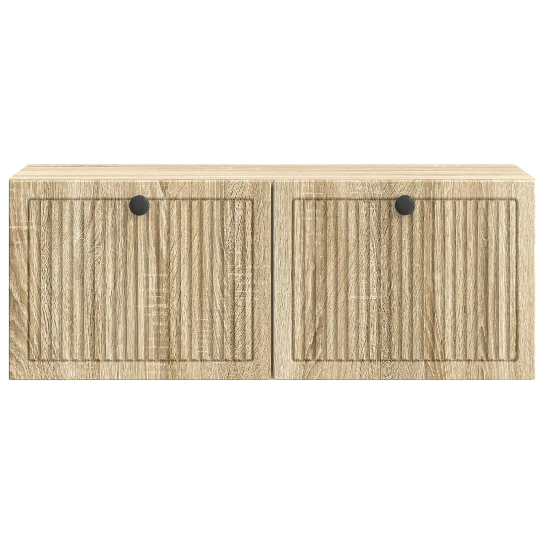 Væghængt TV-skab Sonoma-eg 78,5 x 31 x 30 cm Konstrueret træ