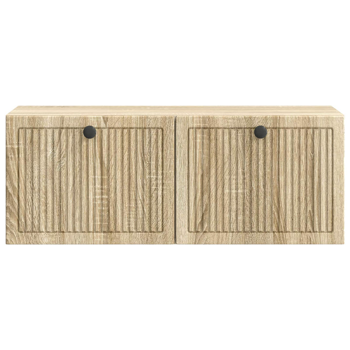 Væghængt TV-skab Sonoma-eg 78,5 x 31 x 30 cm Konstrueret træ