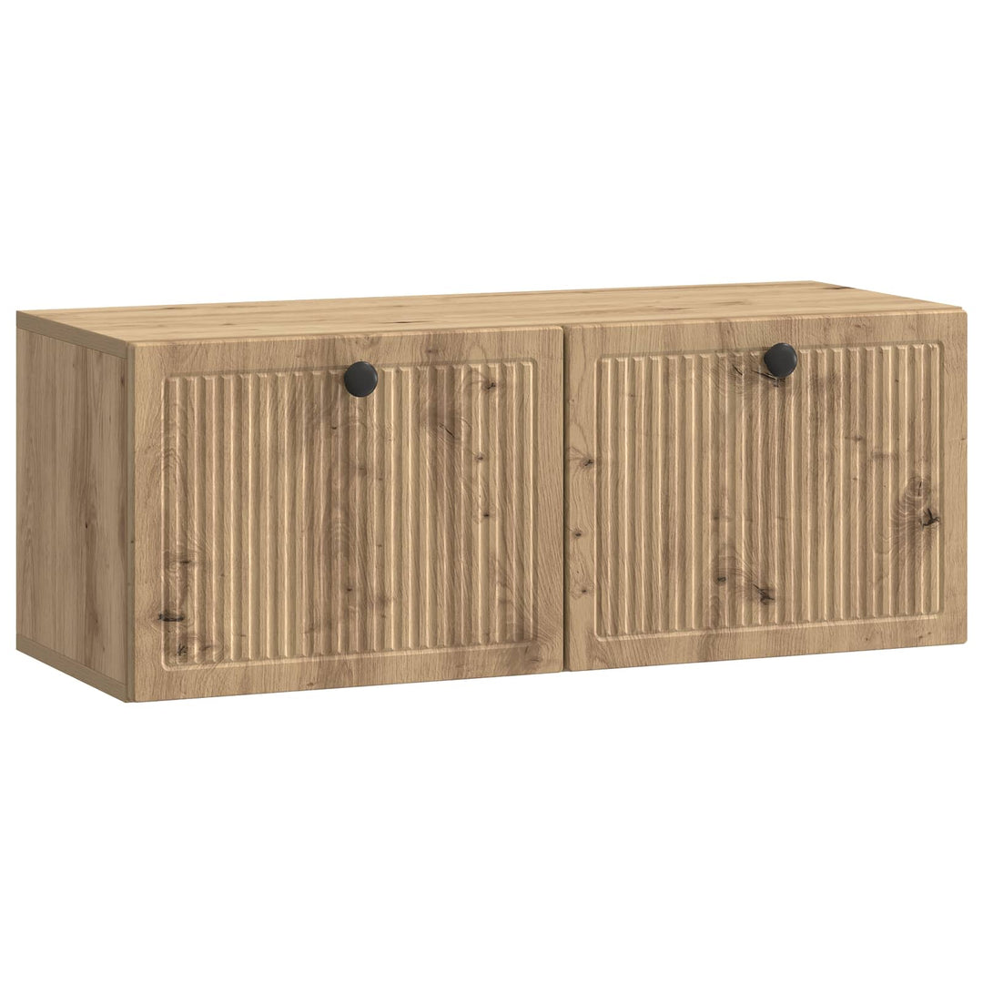 Væghængt TV-skab Artisan-eg 78,5 x 31 x 30 cm Konstrueret træ