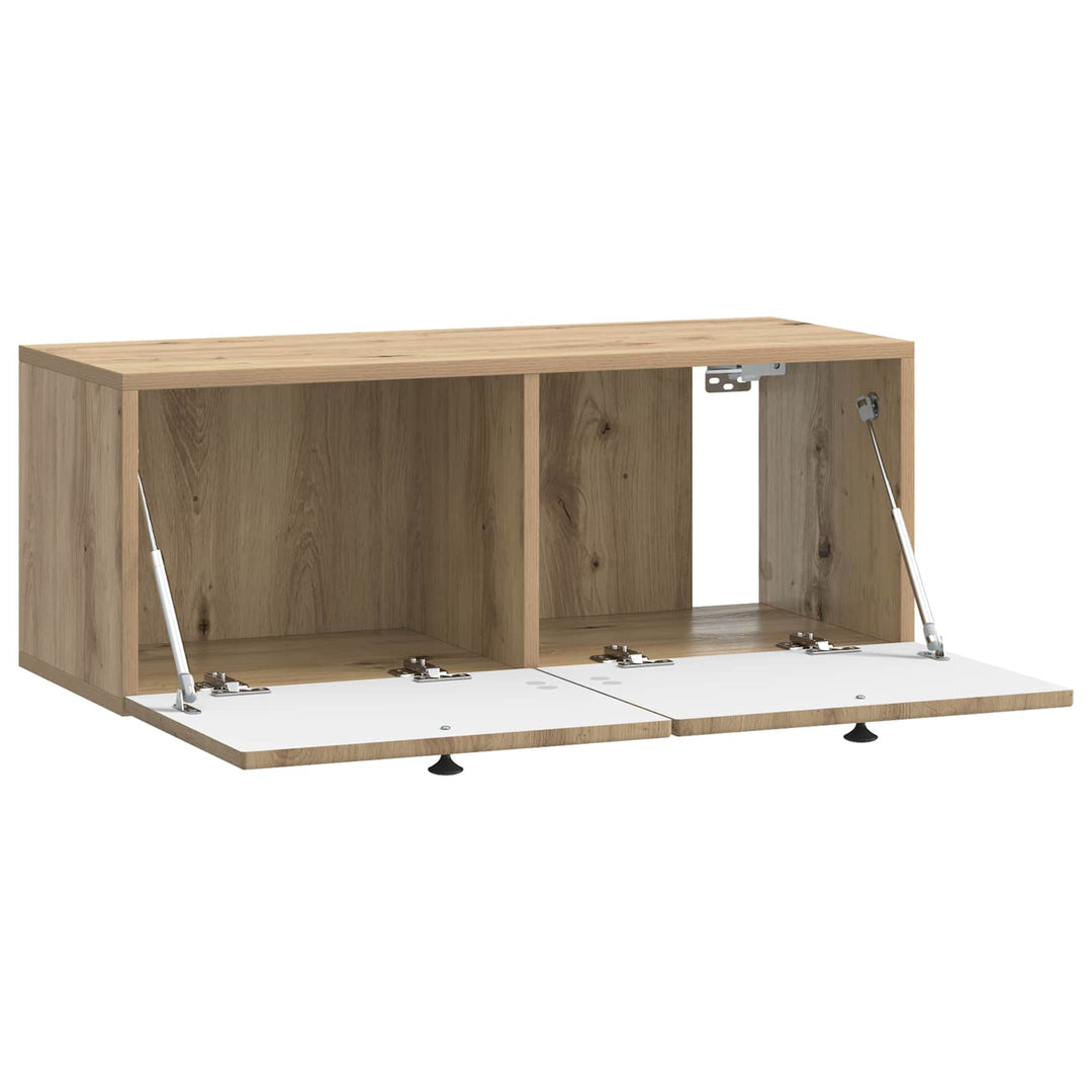 Væghængt TV-skab Artisan-eg 78,5 x 31 x 30 cm Konstrueret træ