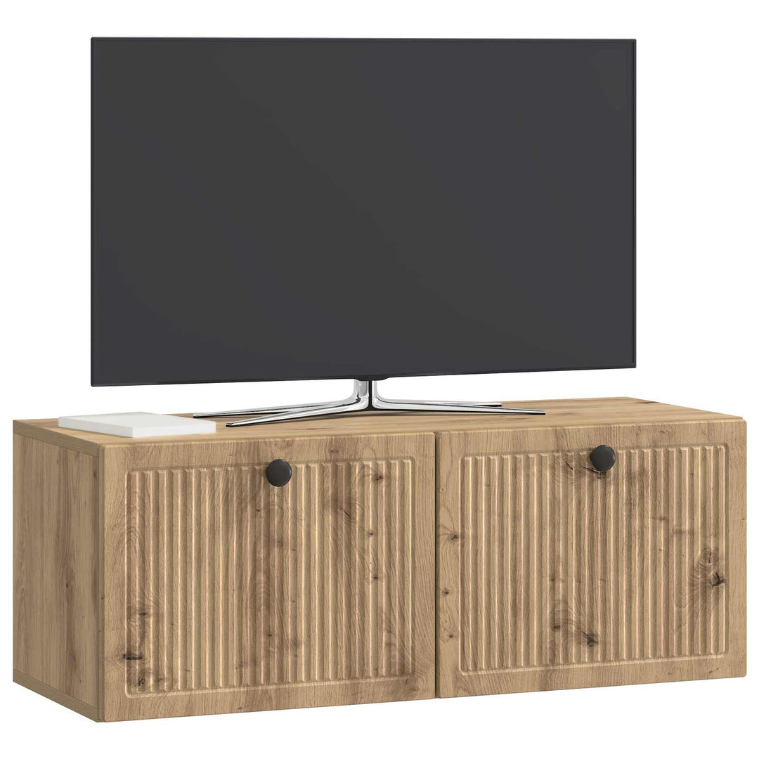 Væghængt TV-skab Artisan-eg 78,5 x 31 x 30 cm Konstrueret træ