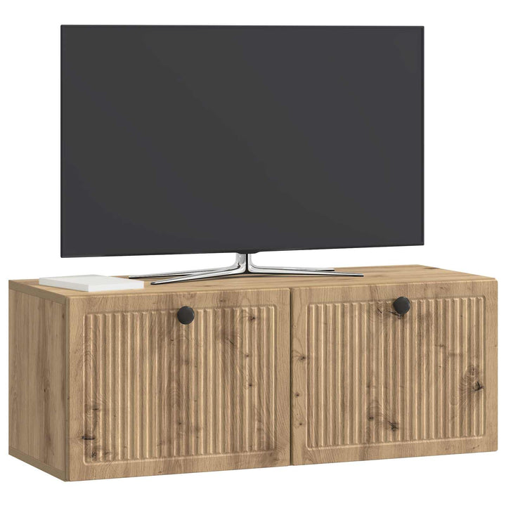 Væghængt TV-skab Artisan-eg 78,5 x 31 x 30 cm Konstrueret træ