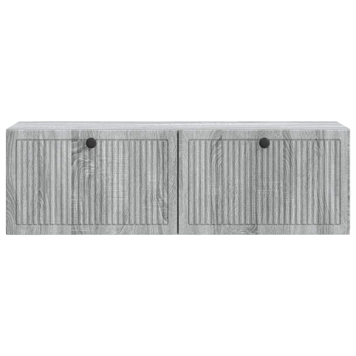 Væghængt TV-skab Grå sonoma-eg 98 x 31 x 30 cm Konstrueret træ