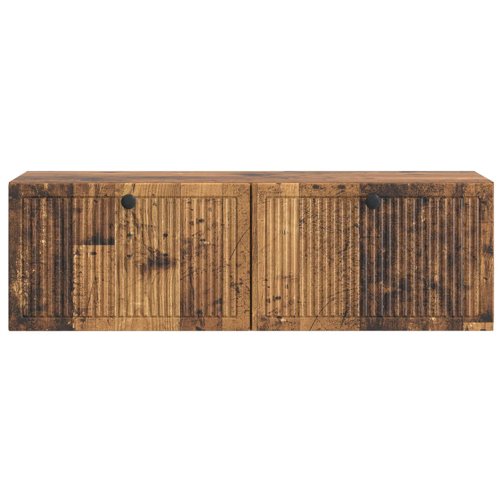 Væghængt TV-skab Gammelt træ 98 x 31 x 30 cm Konstrueret træ