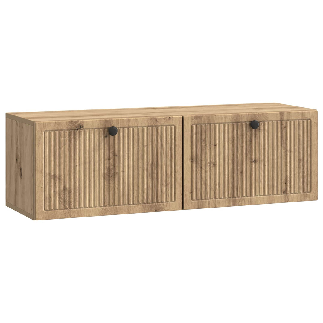 Væghængt TV-skab 98 x 31 x 30 cm Artisan-eg Konstrueret træ