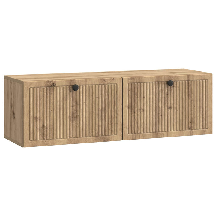 Væghængt TV-skab 98 x 31 x 30 cm Artisan-eg Konstrueret træ
