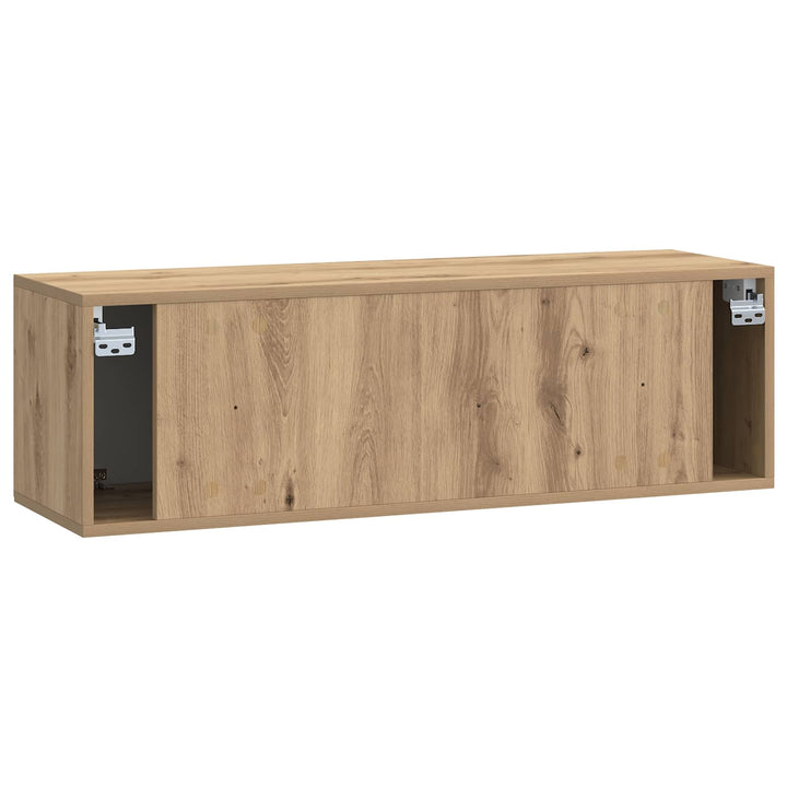 Væghængt TV-skab 98 x 31 x 30 cm Artisan-eg Konstrueret træ