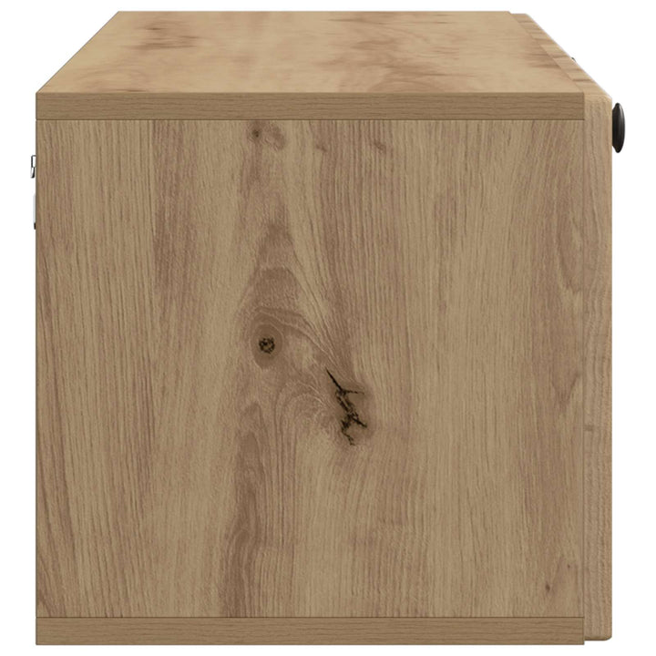 Væghængt TV-skab 98 x 31 x 30 cm Artisan-eg Konstrueret træ