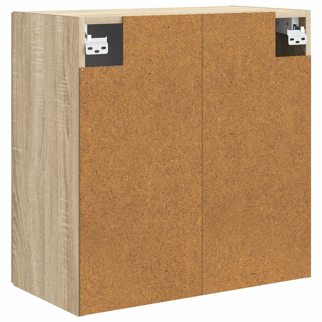 Vægmonteret skab Sonoma-eg 59 x 31 x 60 cm Konstrueret træ