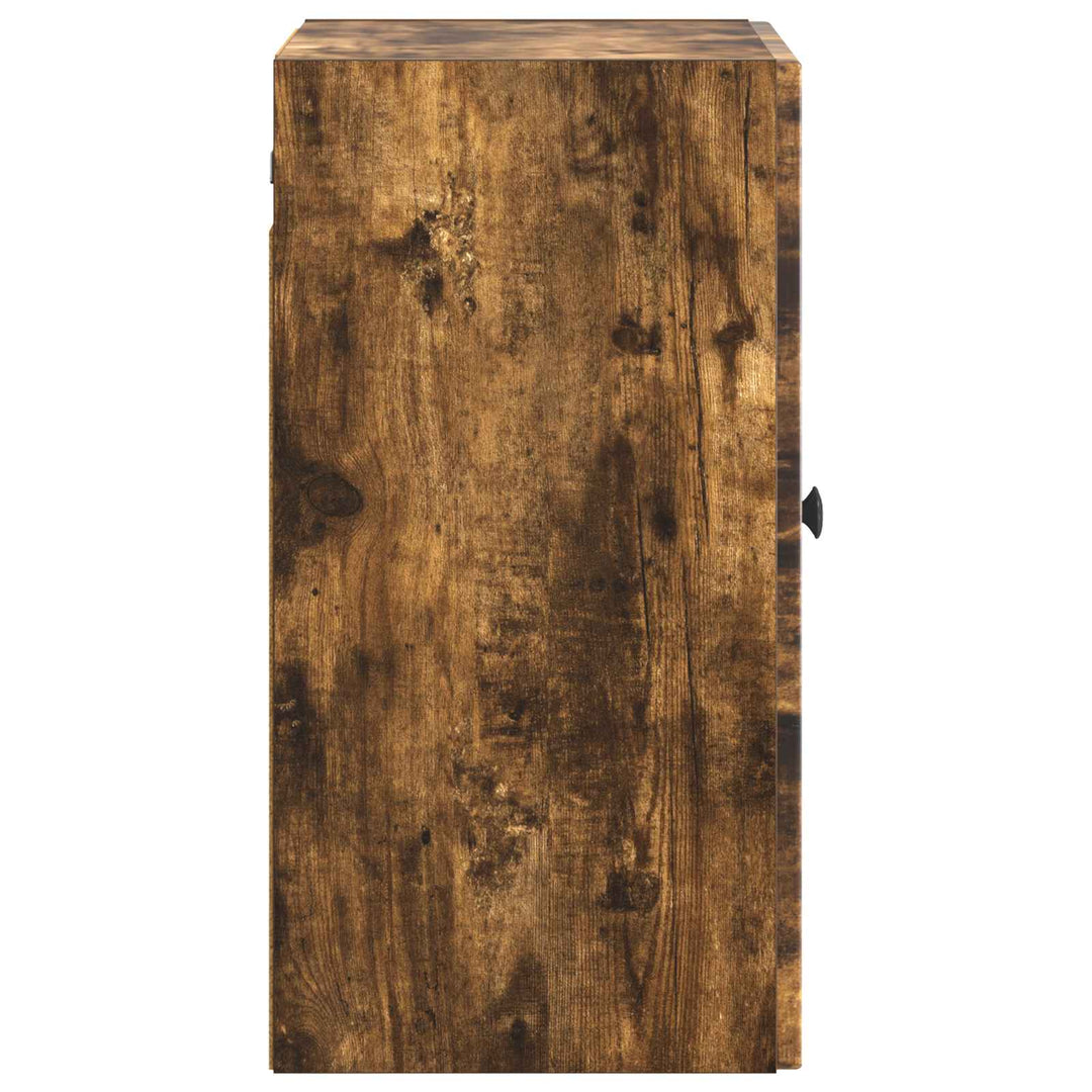 Vægmonteret skab 59 x 31 x 60 cm Konstrueret træ Røget eg