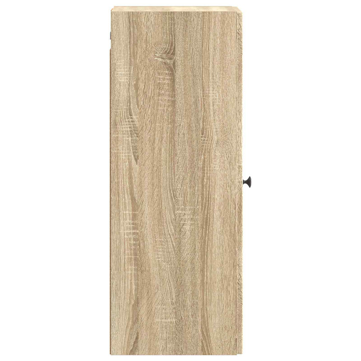 Vægmonteret skab Sonoma-eg 33 x 34,5 x 90 cm Konstrueret træ