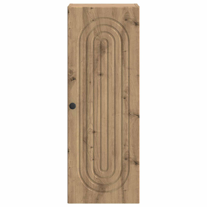 Vægmonteret skab Artisan-eg 33 x 34,5 x 90 cm Konstrueret træ