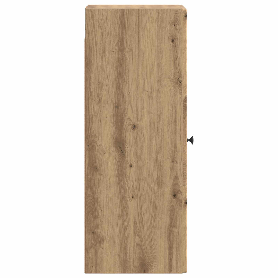 Vægmonteret skab Artisan-eg 33 x 34,5 x 90 cm Konstrueret træ