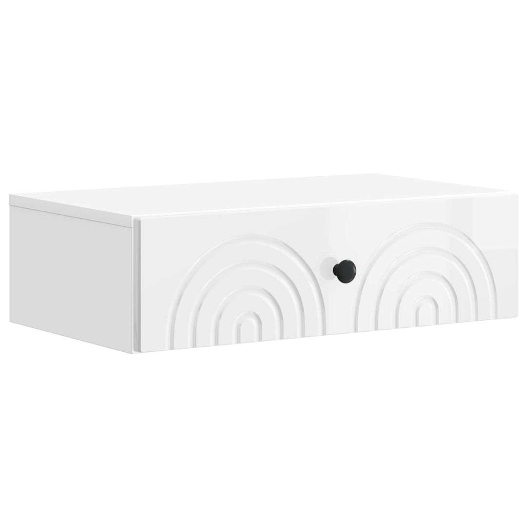 Væghængt Sideskab 59 x 34,5 x 17 cm Konstrueret træ