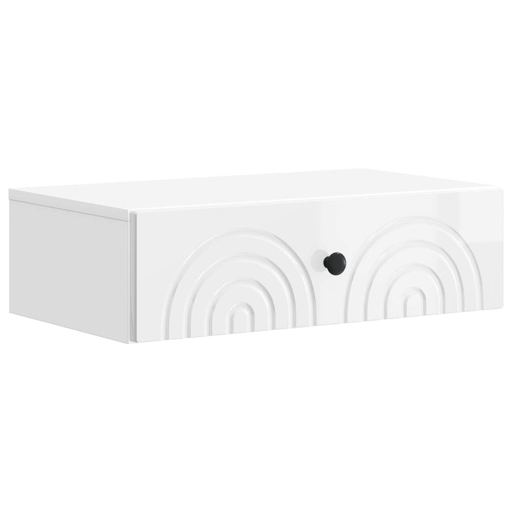 Væghængt Sideskab 59 x 34,5 x 17 cm Konstrueret træ