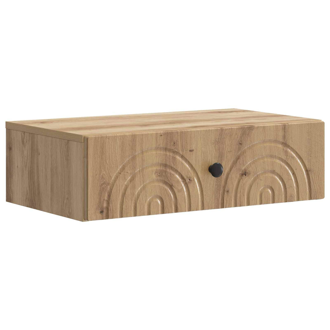Væghængt Sideskab 59 x 34,5 x 17 cm Konstrueret træ Artisan-eg