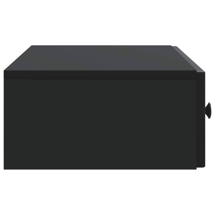 Væghængt Sideskab 87,5 x 34,5 x 17 cm Konstrueret træ Sort