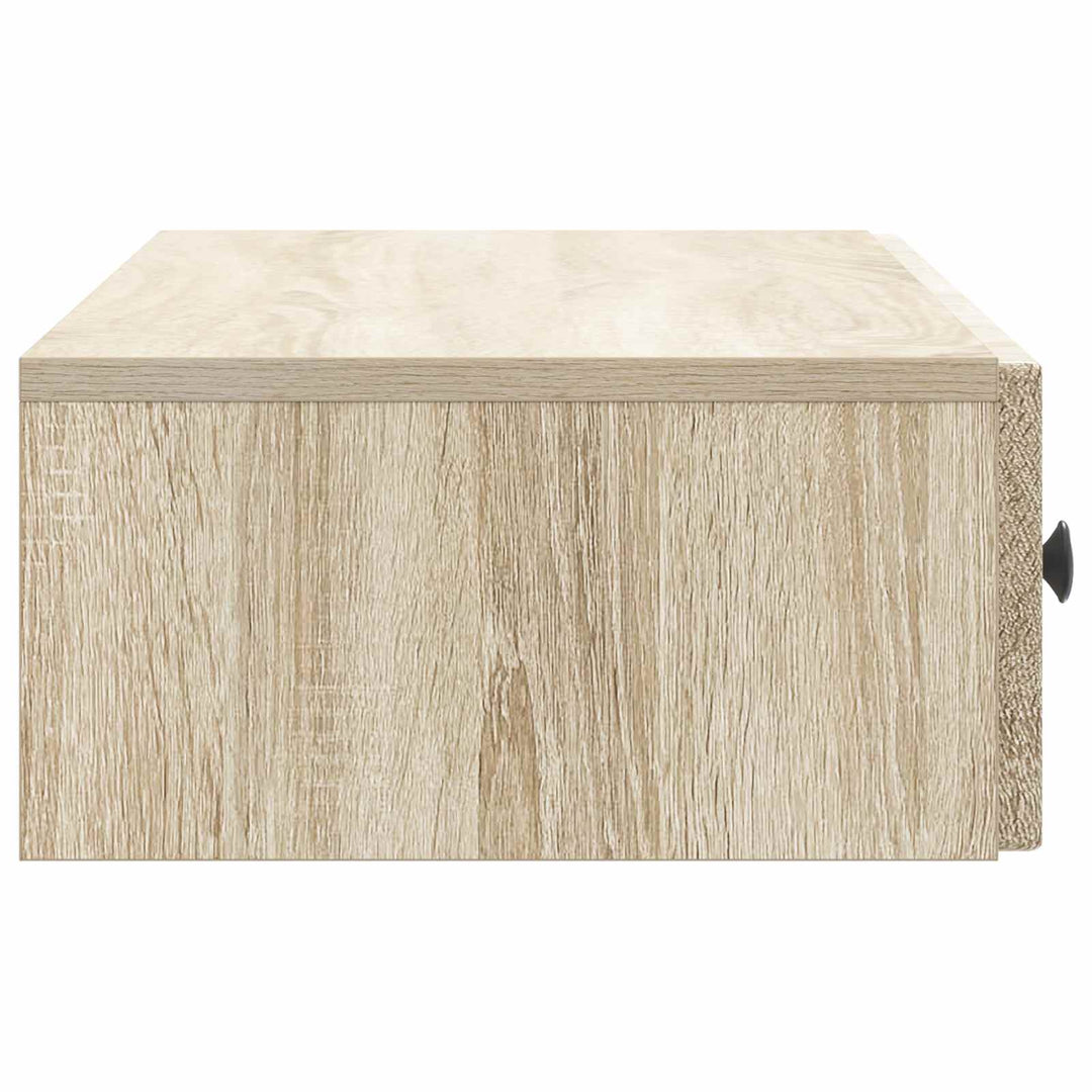 Væghængt Sideskab 87,5 x 34,5 x 17 cm Konstrueret træ Sonoma-eg