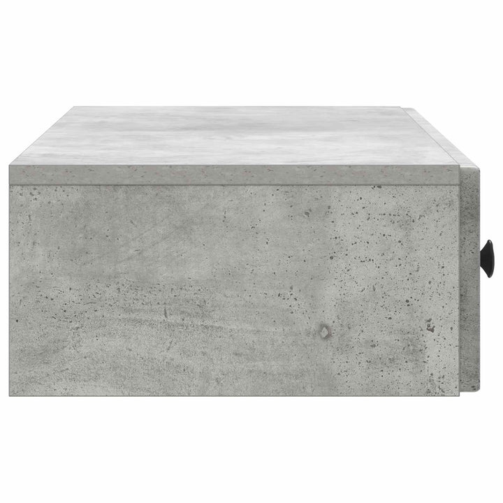 Væghængt Sideskab 87,5 x 34,5 x 17 cm Konstrueret træ Betongrå