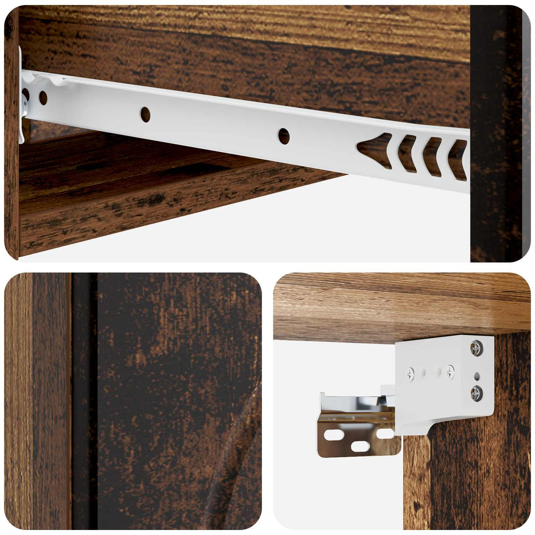 Væghængt Sideskab 87,5 x 34,5 x 17 cm Konstrueret træ