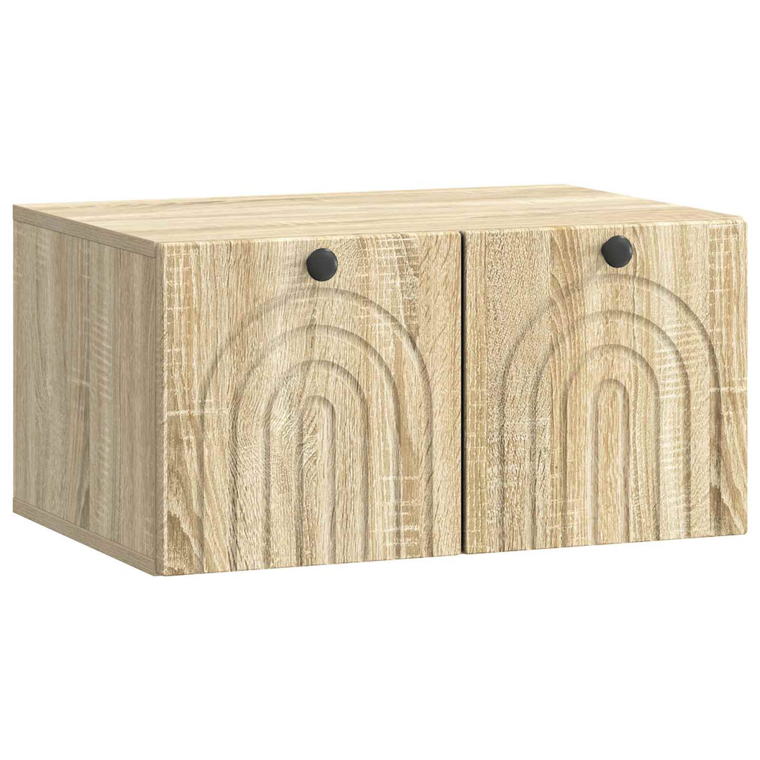 Væghængt TV-skab Sonoma-eg 59,5 x 41 x 30 cm Konstrueret træ