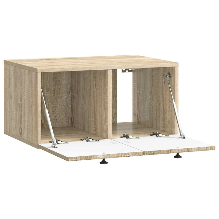 Væghængt TV-skab Sonoma-eg 59,5 x 41 x 30 cm Konstrueret træ