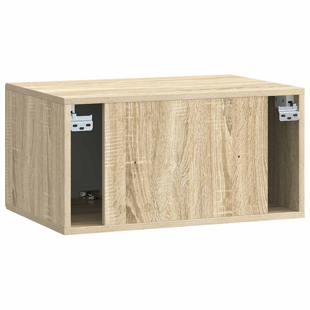 Væghængt TV-skab Sonoma-eg 59,5 x 41 x 30 cm Konstrueret træ
