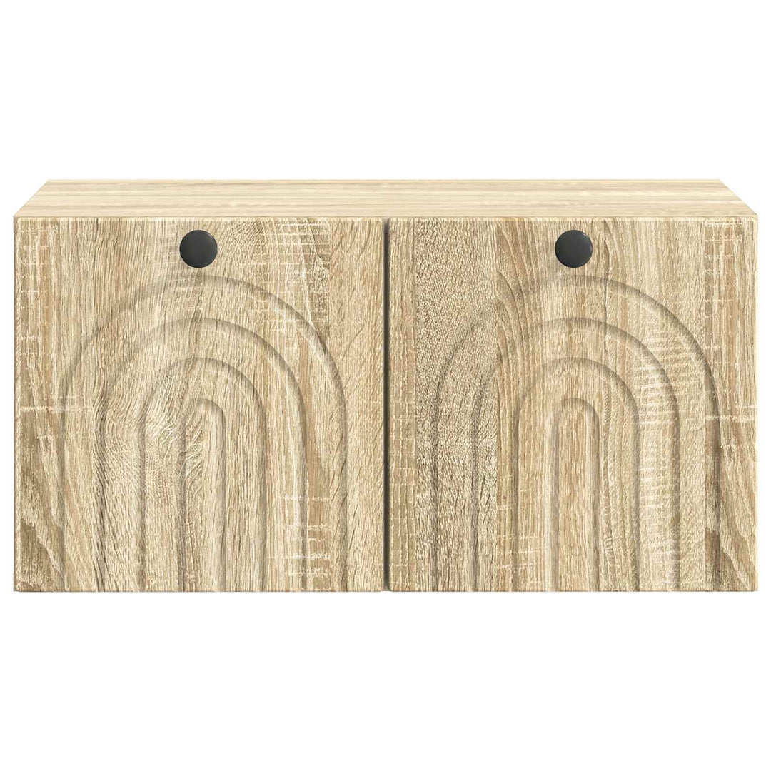 Væghængt TV-skab Sonoma-eg 59,5 x 41 x 30 cm Konstrueret træ