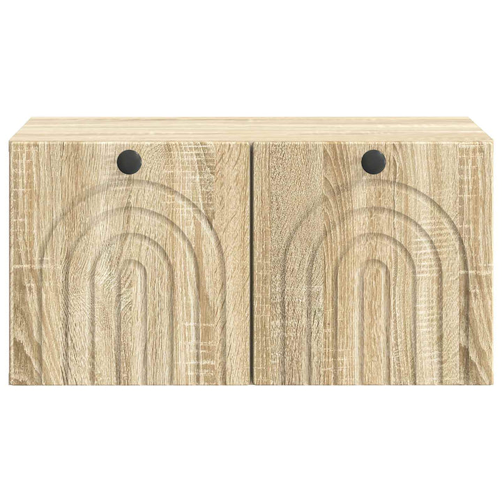 Væghængt TV-skab Sonoma-eg 59,5 x 41 x 30 cm Konstrueret træ