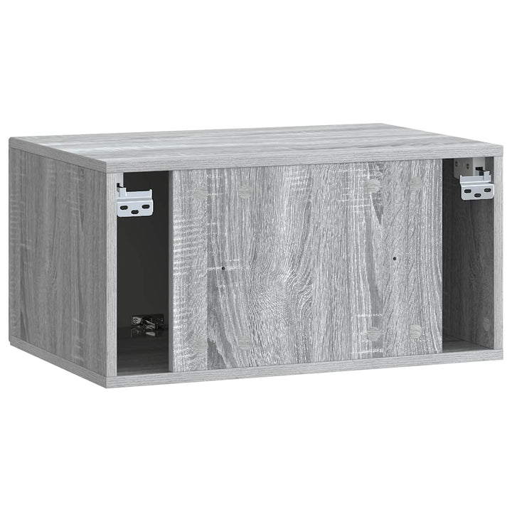 Væghængt TV-skab Vægmonteret Grå sonoma-eg 59,5 x 41 x 30 cm