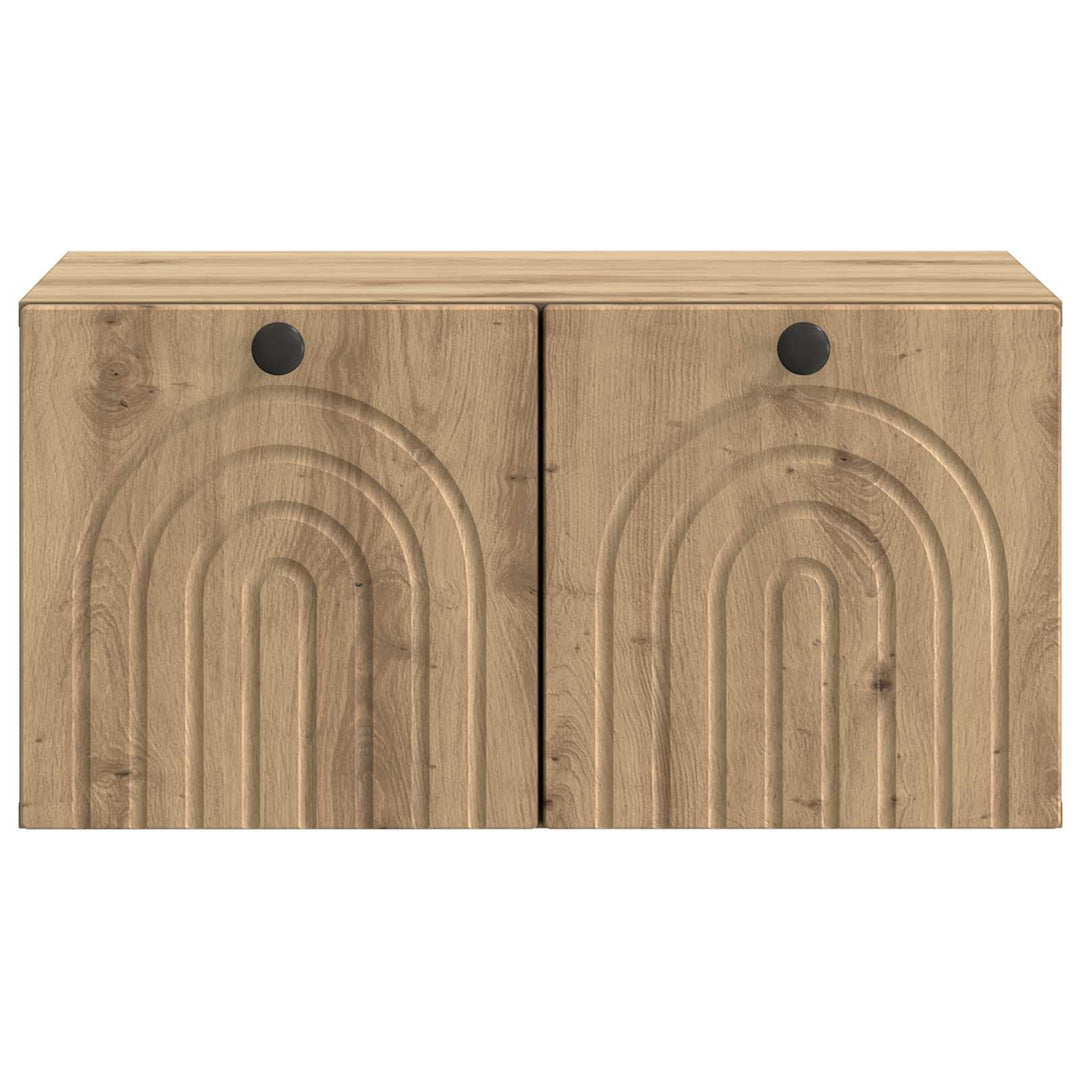 Væghængt TV-skab 59,5 x 41 x 30 cm Artisan-eg Konstrueret træ