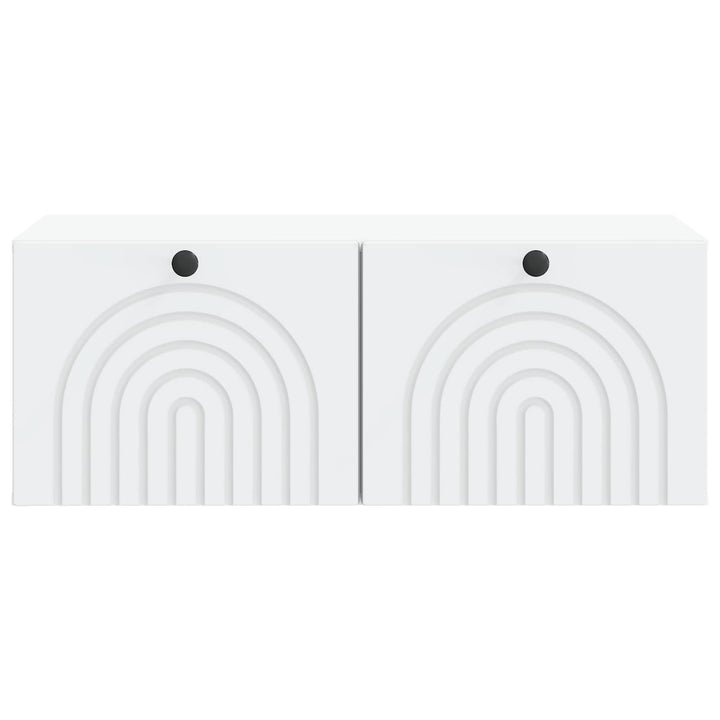 Væghængt TV-skab Hvid 78,5 x 41 x 30 cm Konstrueret træ