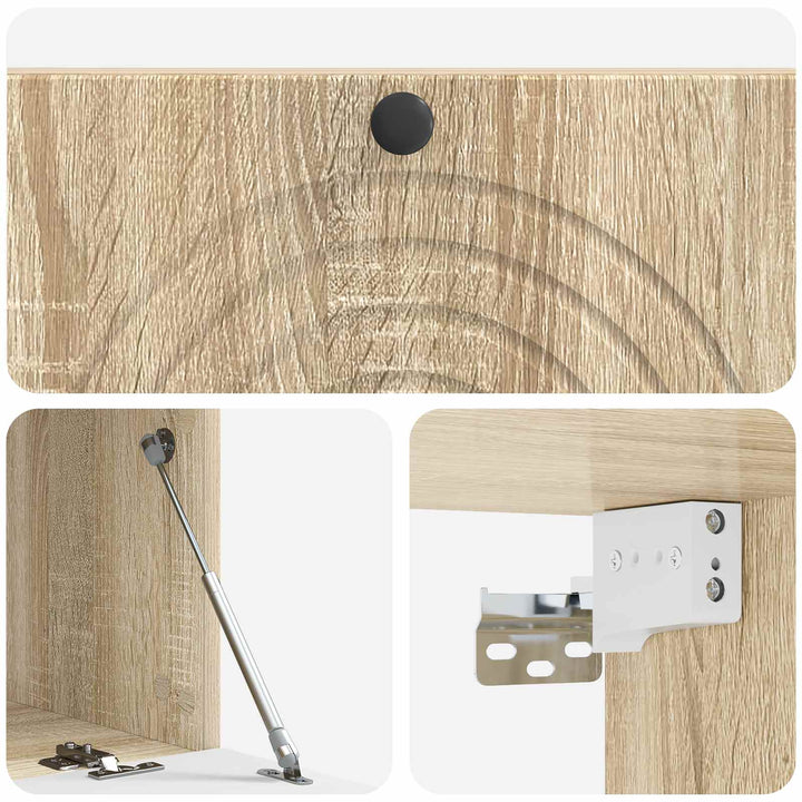 Væghængt TV-skab Sonoma-eg 98 x 41 x 30 cm Konstrueret træ