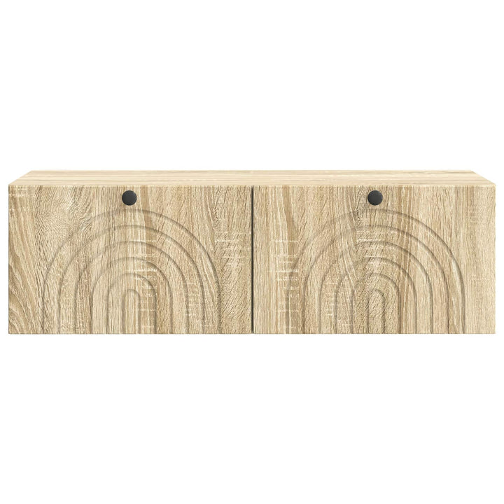 Væghængt TV-skab Sonoma-eg 98 x 41 x 30 cm Konstrueret træ